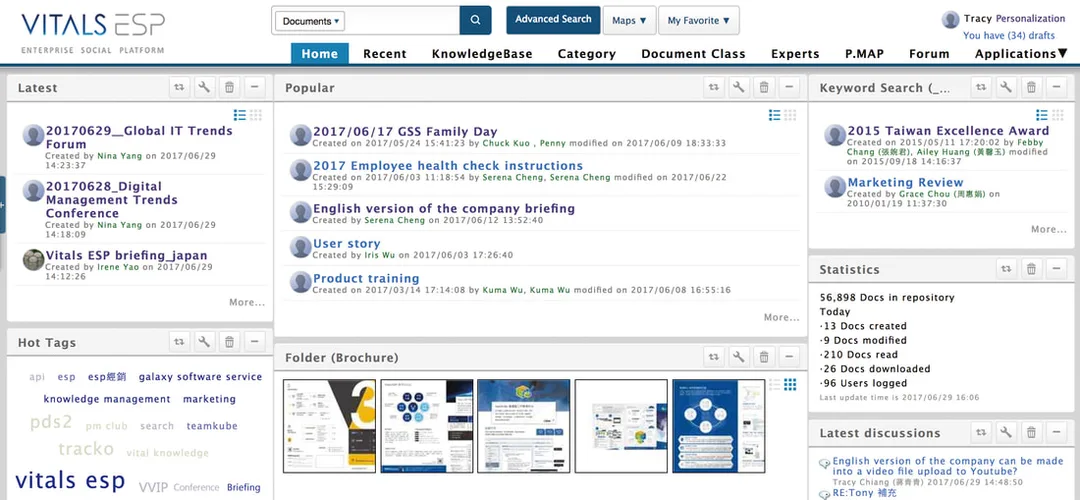 將各種知識來源集中管理